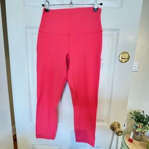 Lululemon Align Hot Pink Leggings Crop 23”